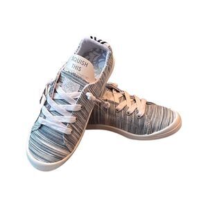 Roxy Bayshore III Slip-on Sneakers- Blue (4AW)- Size 5- NIB